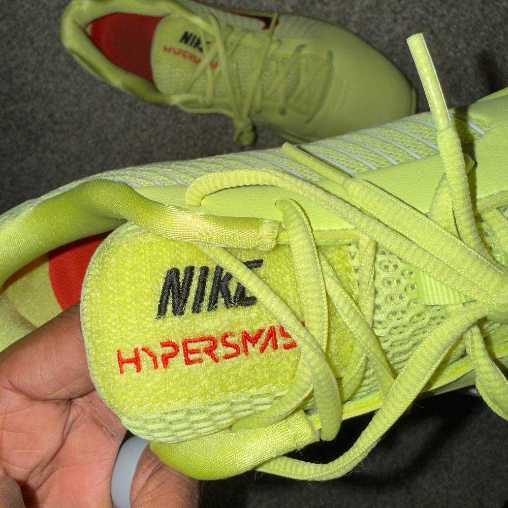 Nike Hyperspeed Court Volt Yellow Crimson Volleyball Shoes HJ0549-700 Mens 11 - Picture 9 of 9